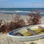 Boat on shore