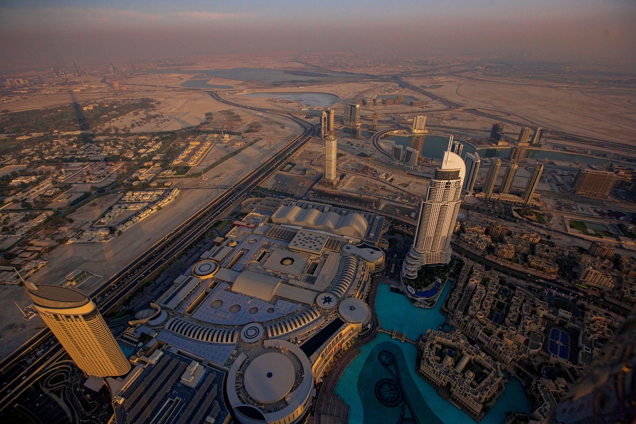 view from Burj Khalifa