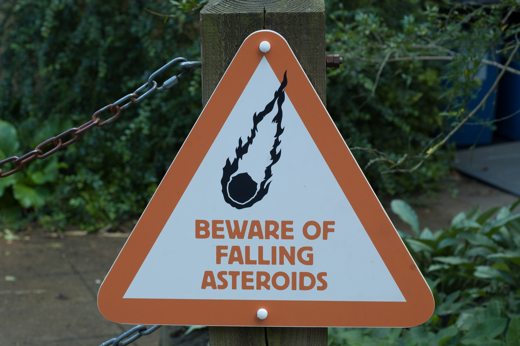 Beware of falling asteroids